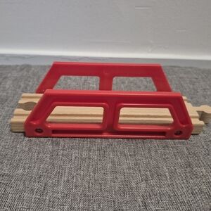 Brio Red Wooden Train Bridge
